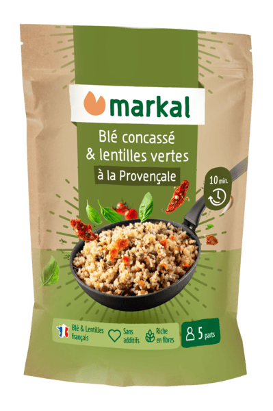 Mix bio à la provencale (boulgour de ble & lentilles vertes) - 1